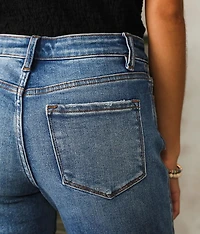 Mid-Rise Straight Stretch Jean