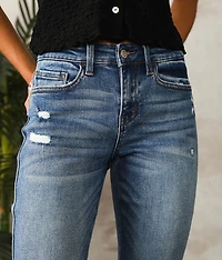 Mid-Rise Straight Stretch Jean