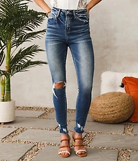 Ultra High Ankle Skinny Stretch Jean