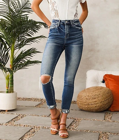 Ultra High Ankle Skinny Stretch Jean