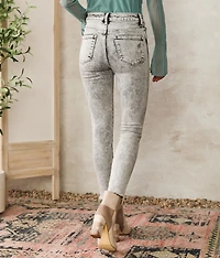 High Rise Ankle Skinny Stretch Jean