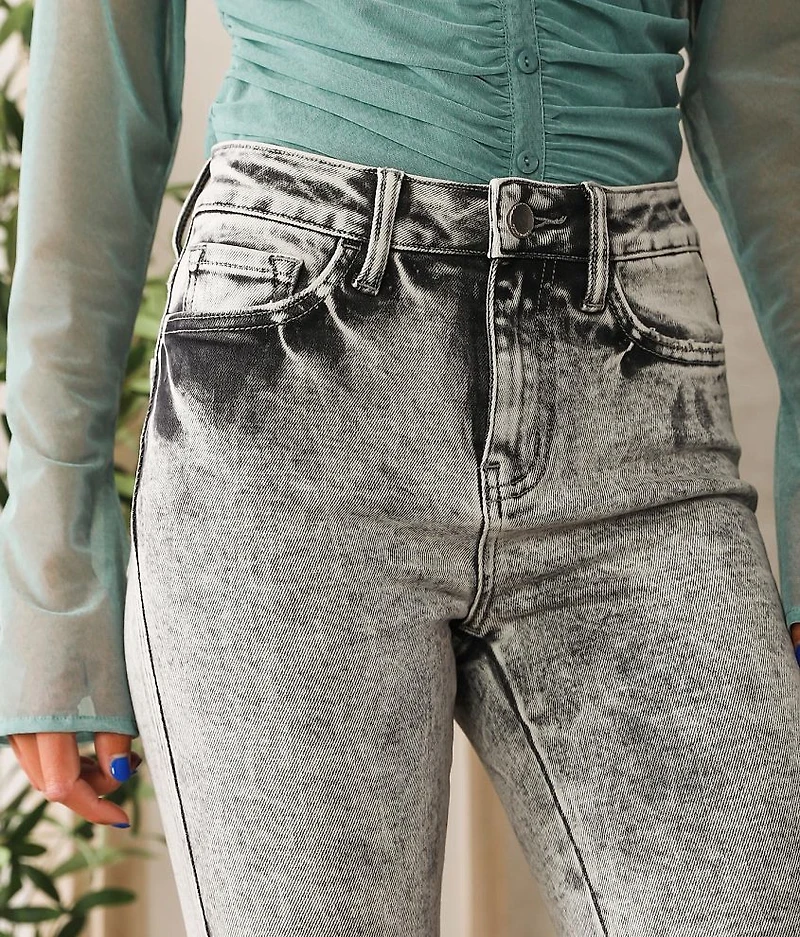 High Rise Ankle Skinny Stretch Jean