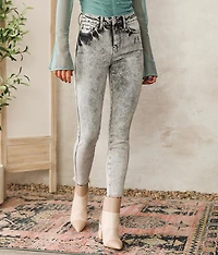 High Rise Ankle Skinny Stretch Jean