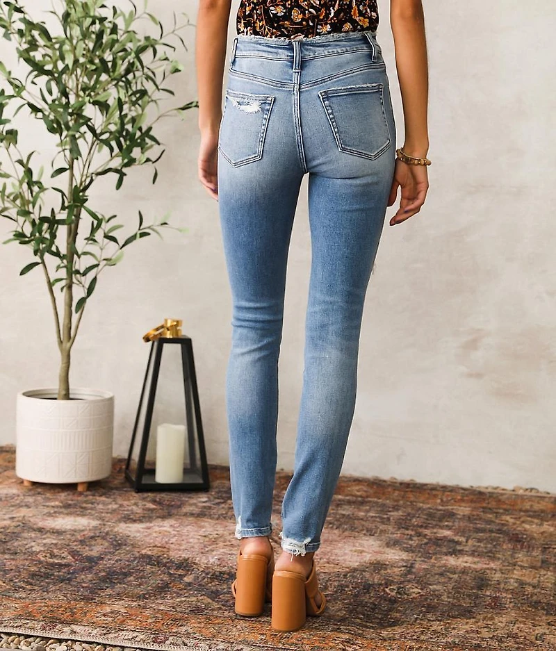 Mid-Rise Skinny Stretch Jean