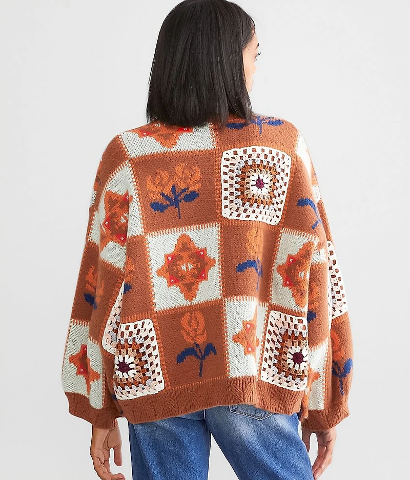 Pieced Crochet Sweater