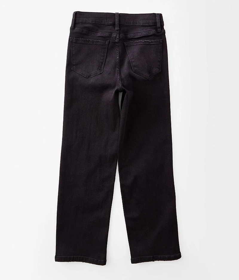 Girls - High Rise Cropped Straight Jean