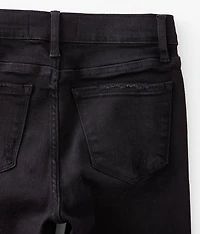 Girls - High Rise Cropped Straight Jean