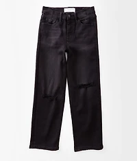 Girls - High Rise Cropped Straight Jean