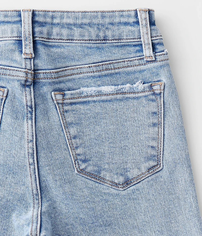 Girls - High Rise Wide Leg Cargo Stretch Jean