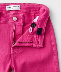 Girls - High Rise Cropped Straight Pant