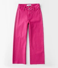 Girls - High Rise Cropped Straight Pant