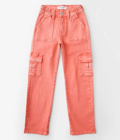 Girls - High Rise Cargo Stretch Pant
