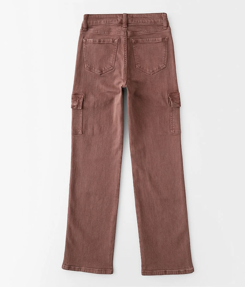 Girls - High Rise Cargo Stretch Pant
