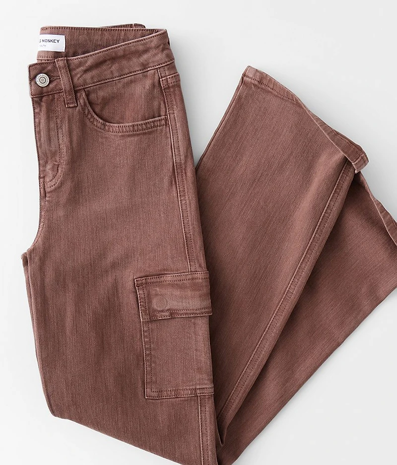 Girls - High Rise Cargo Stretch Pant