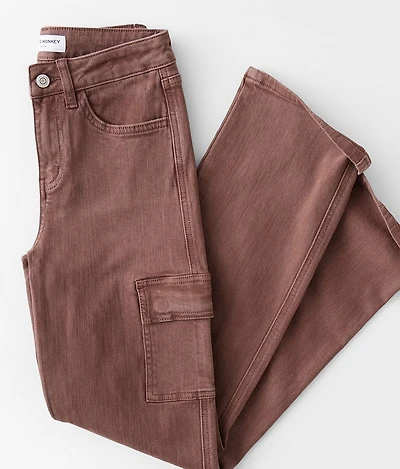 Girls - High Rise Cargo Stretch Pant