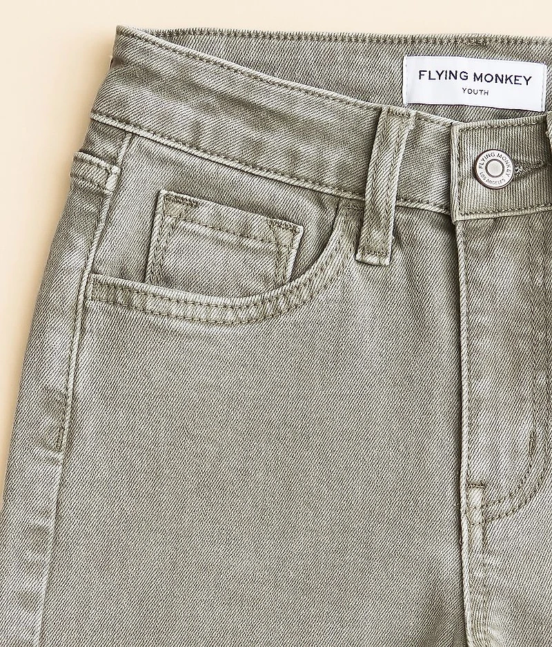 Girls - High Rise Cargo Stretch Pant