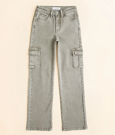 Girls - High Rise Cargo Stretch Pant