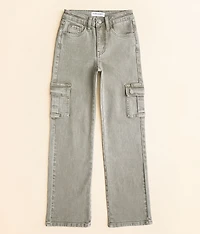 Girls - High Rise Cargo Stretch Pant