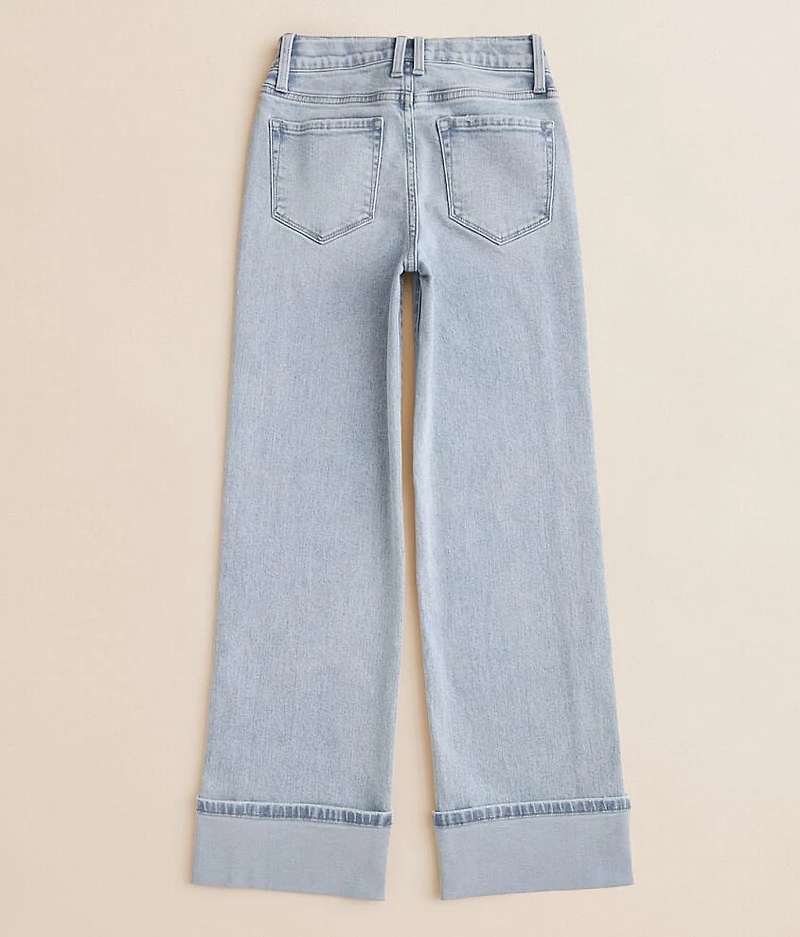 Girls - High Rise Wide Leg Stretch Jean