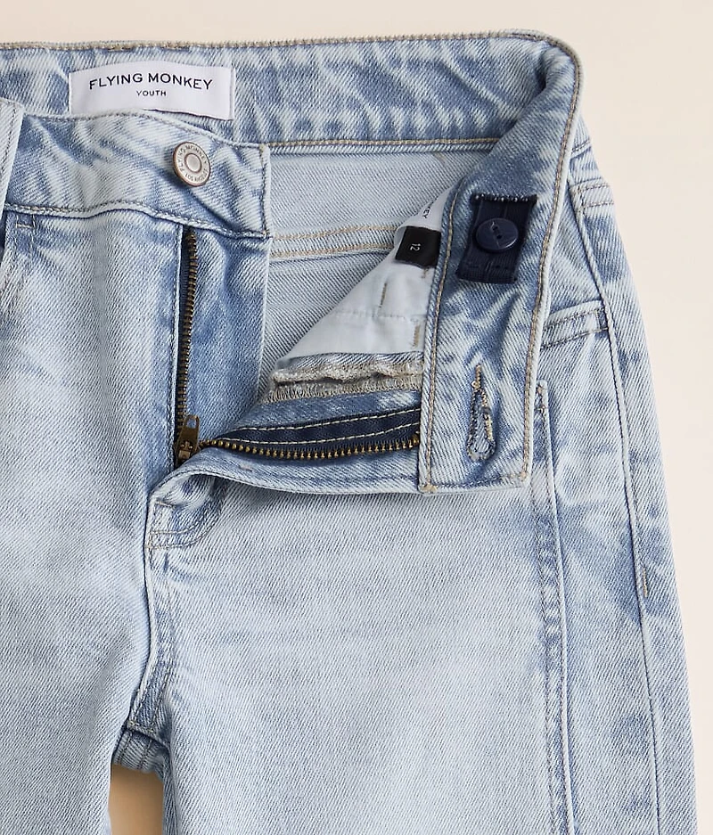 Girls - High Rise Wide Leg Stretch Jean