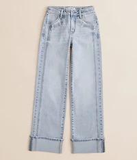 Girls - High Rise Wide Leg Stretch Jean