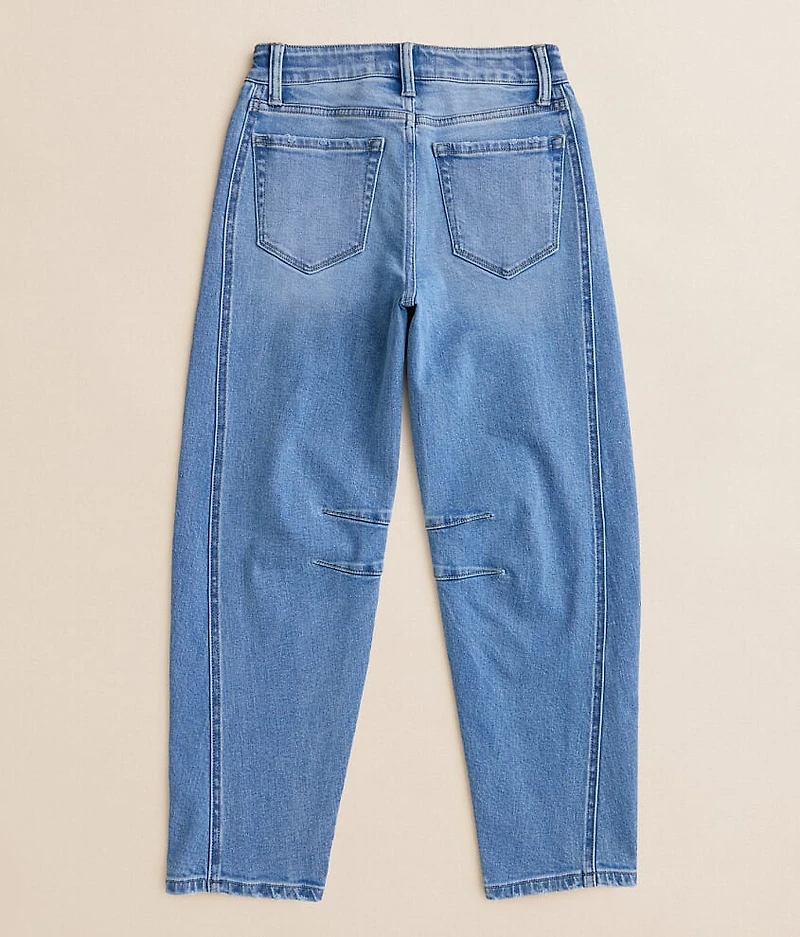 Girls - High Rise Barrel Stretch Jean