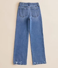 Girls - Mid-Rise Wide Leg Stretch Jean