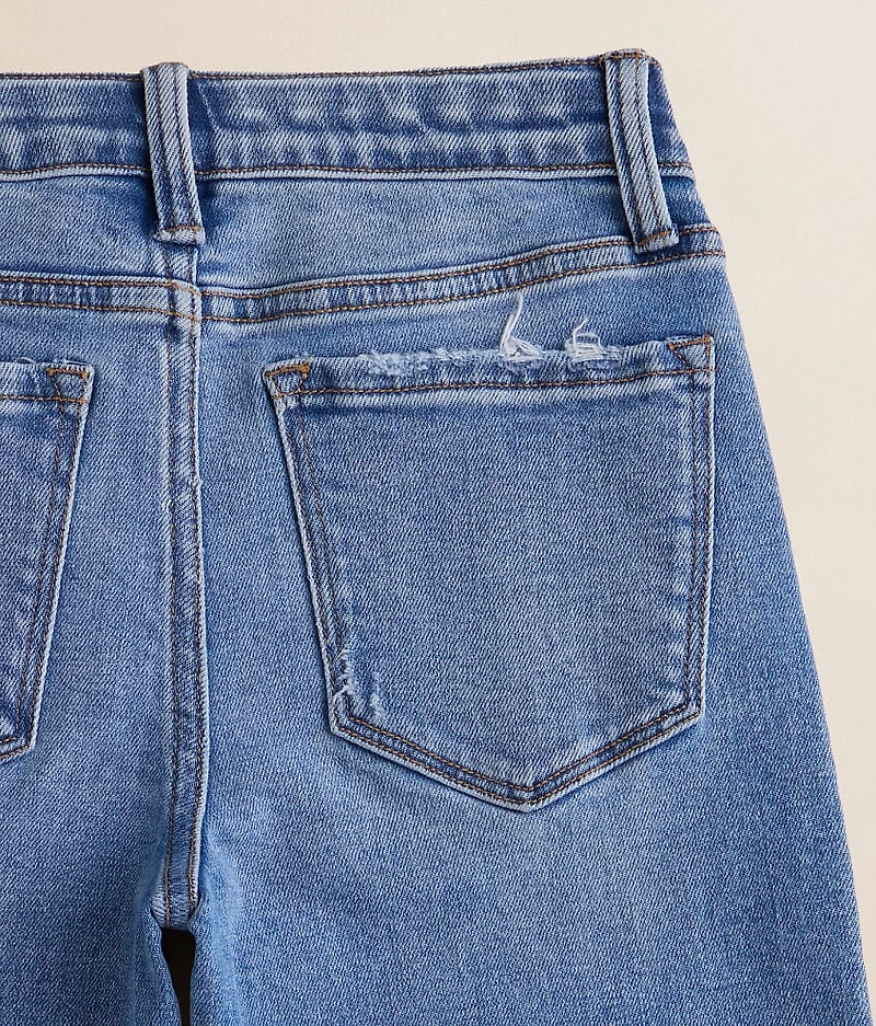 Girls - Mid-Rise Wide Leg Stretch Jean