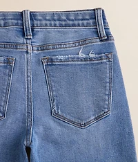 Girls - Mid-Rise Wide Leg Stretch Jean