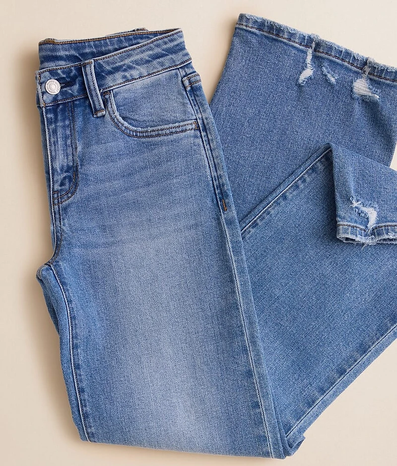 Girls - Mid-Rise Wide Leg Stretch Jean