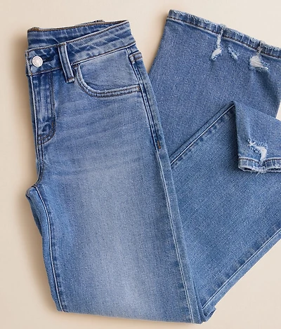 Girls - Mid-Rise Wide Leg Stretch Jean