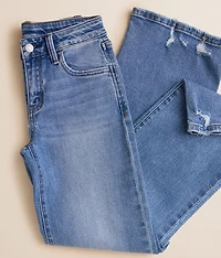 Girls - Mid-Rise Wide Leg Stretch Jean