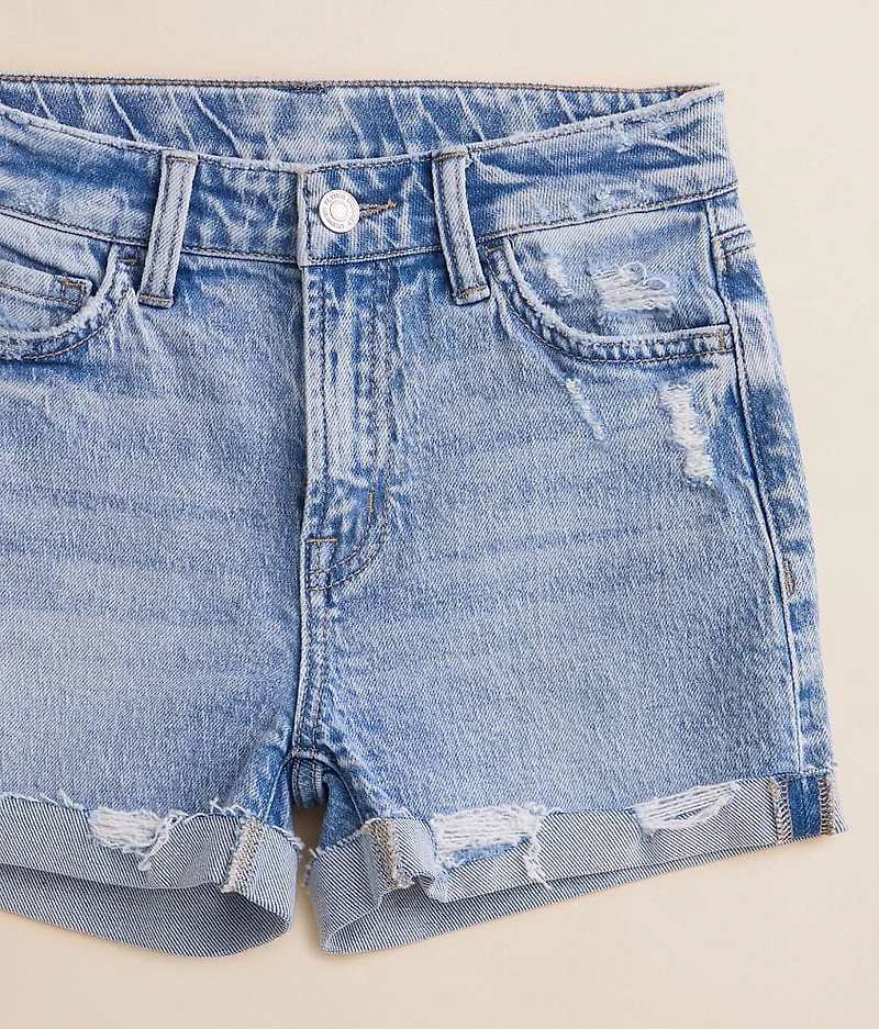 Girls - High Rise Stretch Cuffed Short