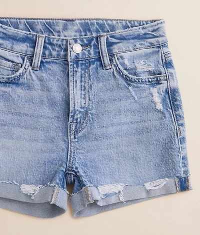 Girls - High Rise Stretch Cuffed Short