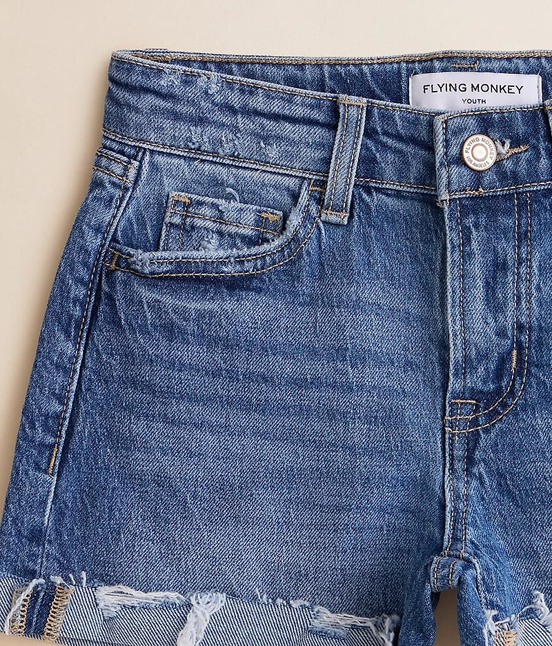 Girls - Mid-Rise Stretch Cuffed Short