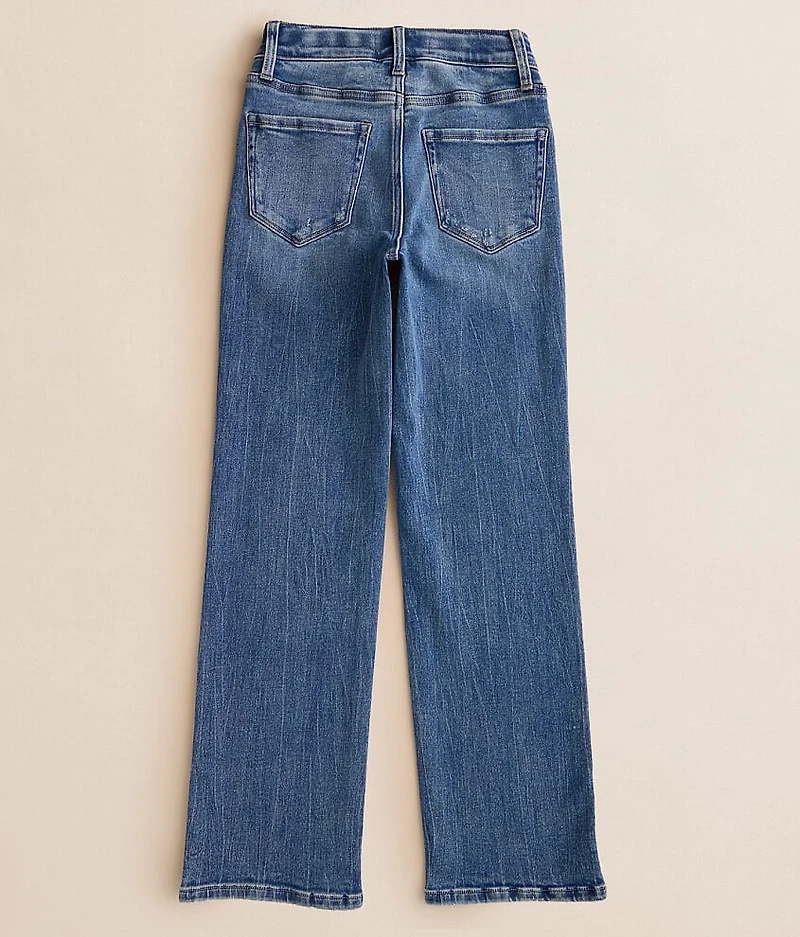 Girls - Mini Oliva Wide Leg Stretch Jean