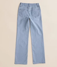 Girls - Mini Olivia Striped Wide Leg Stretch Jean