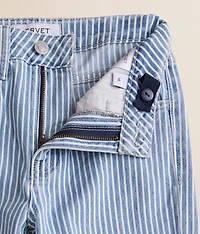 Girls - Mini Olivia Striped Wide Leg Stretch Jean