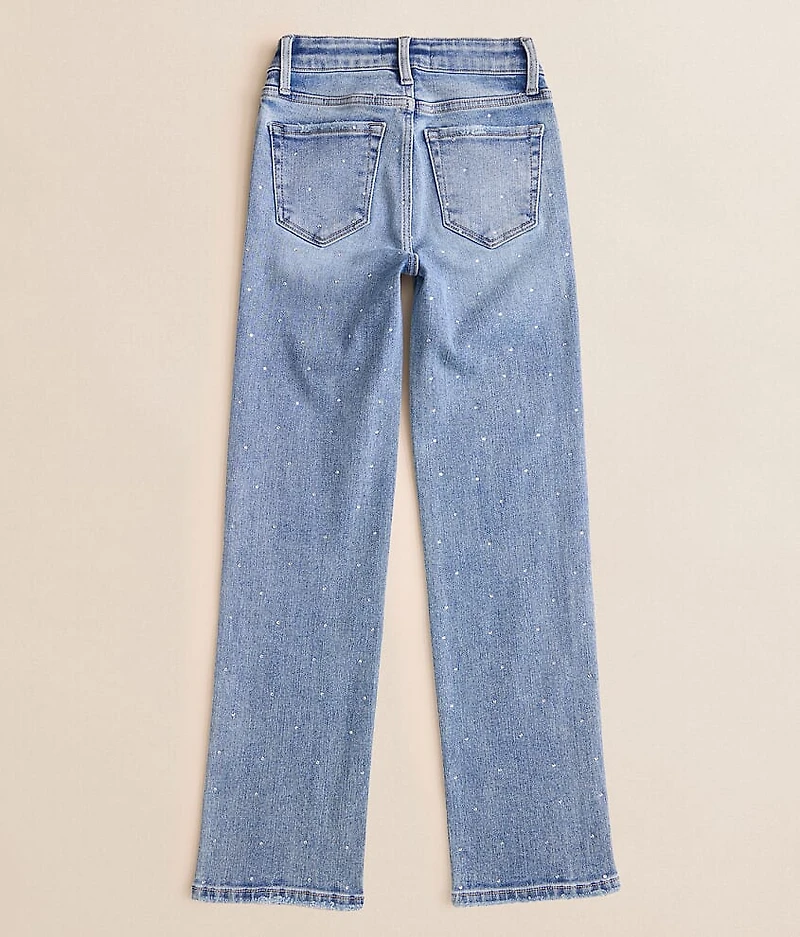 Girls - Mini Evie Classic Straight Rhinestone Jean