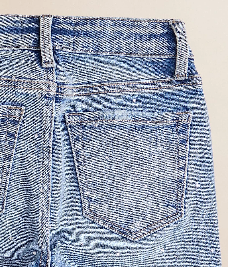 Girls - Mini Evie Classic Straight Rhinestone Jean