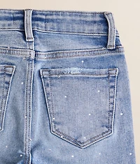 Girls - Mini Evie Classic Straight Rhinestone Jean