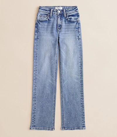 Girls - Mini Evie Classic Straight Rhinestone Jean