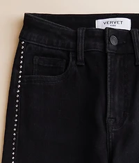 Girls - Mini Olivia Rhinestone Wide Leg Stretch Jean