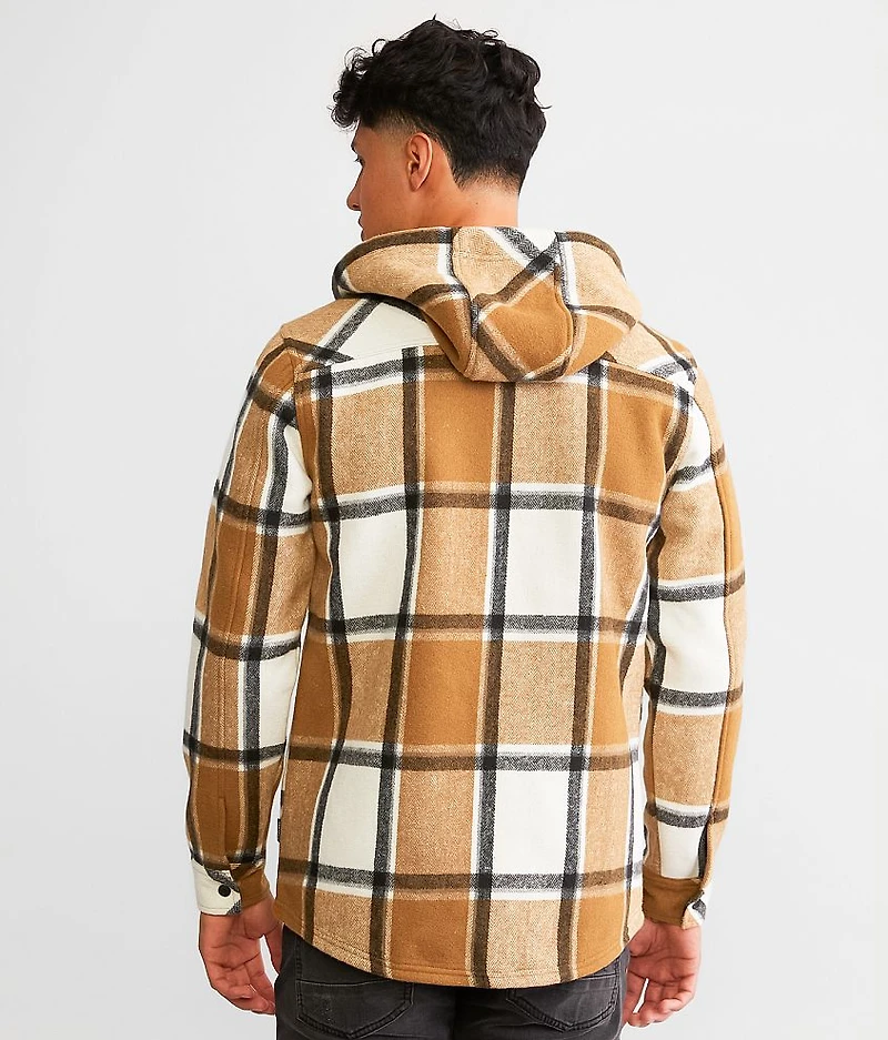 Plaid Hooded Shacket