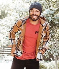 Plaid Hooded Shacket
