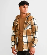 Plaid Hooded Shacket