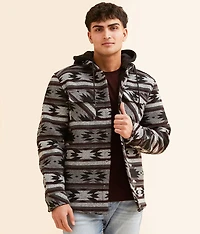 Southwestern Hooded Shacket