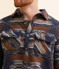 Athletic Southwestern Shacket