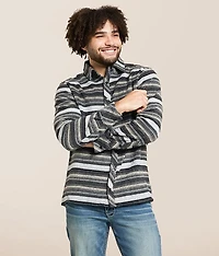Athletic Stripe Flannel Shirt