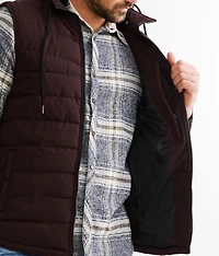Mixed Media Puffer Vest